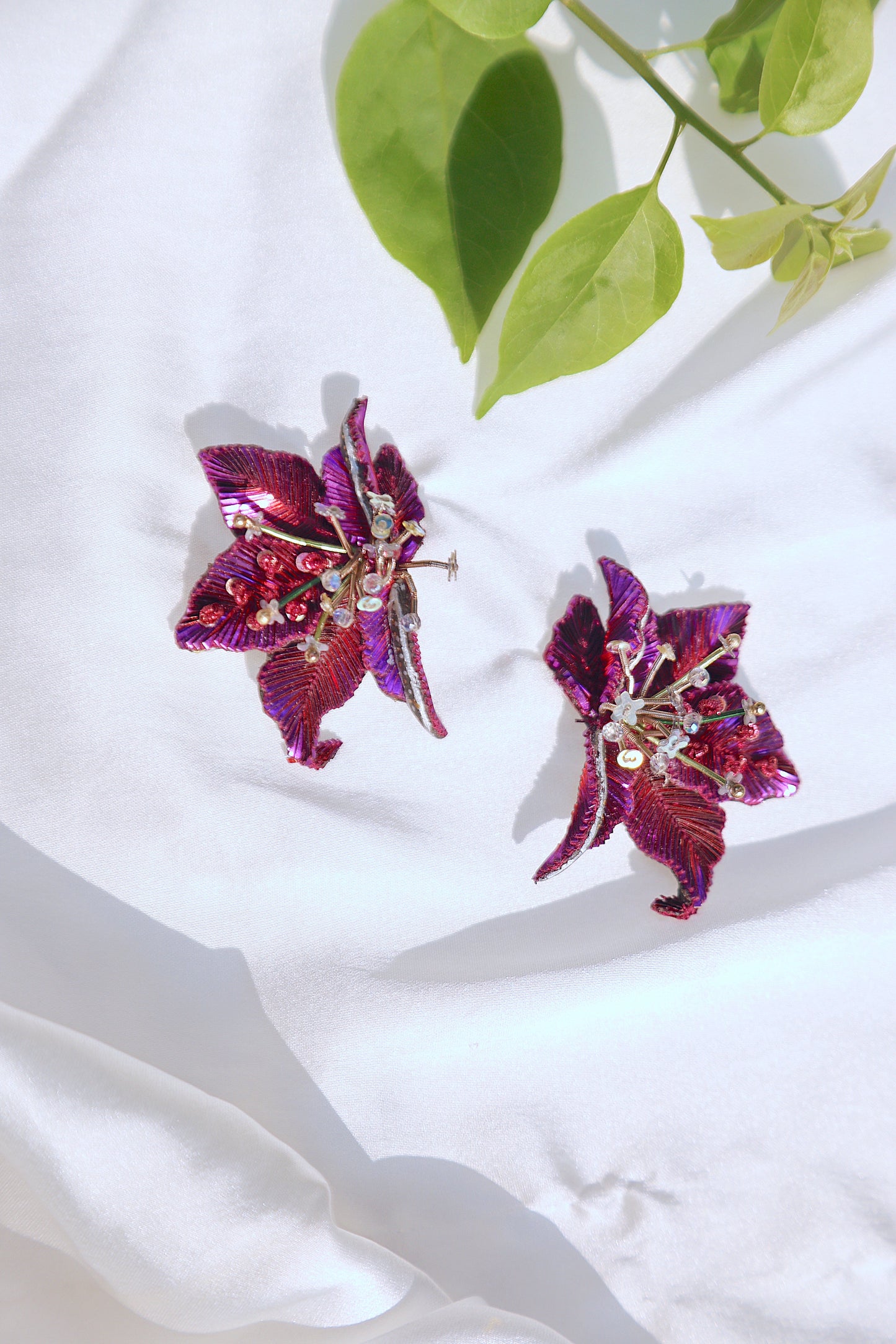BAUHINIA PETITE PINK EARRING
