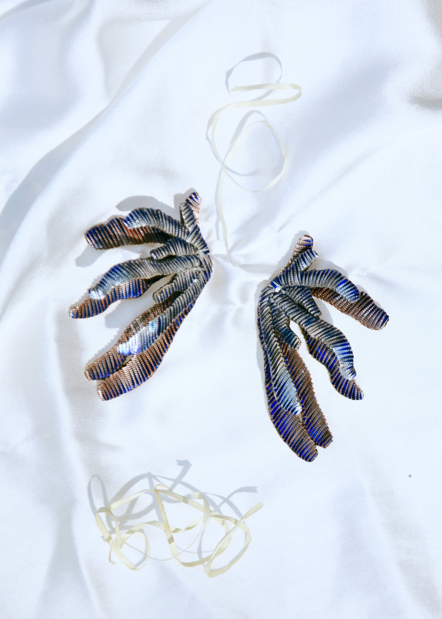 CORAL BLUE EARRING