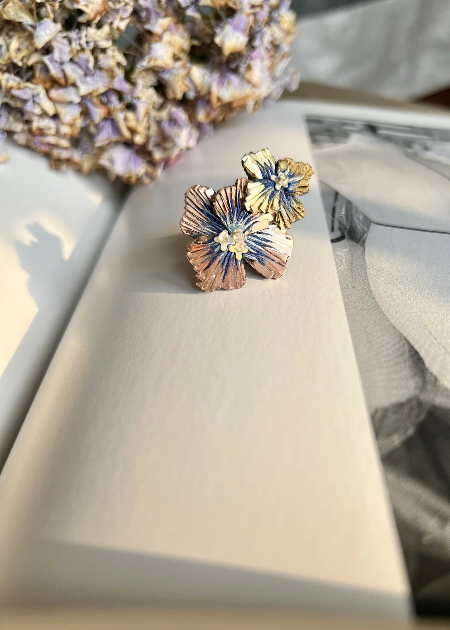 HYDRANGEA DUO RING