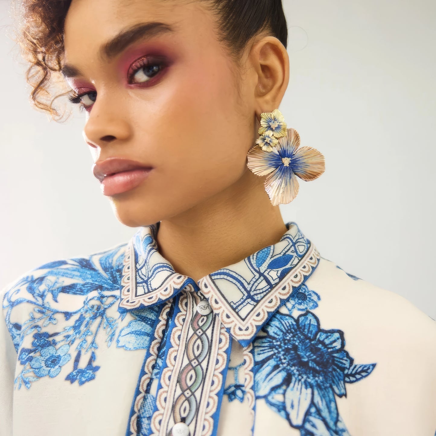 HYDRANGEA MAX TRIO EARRING