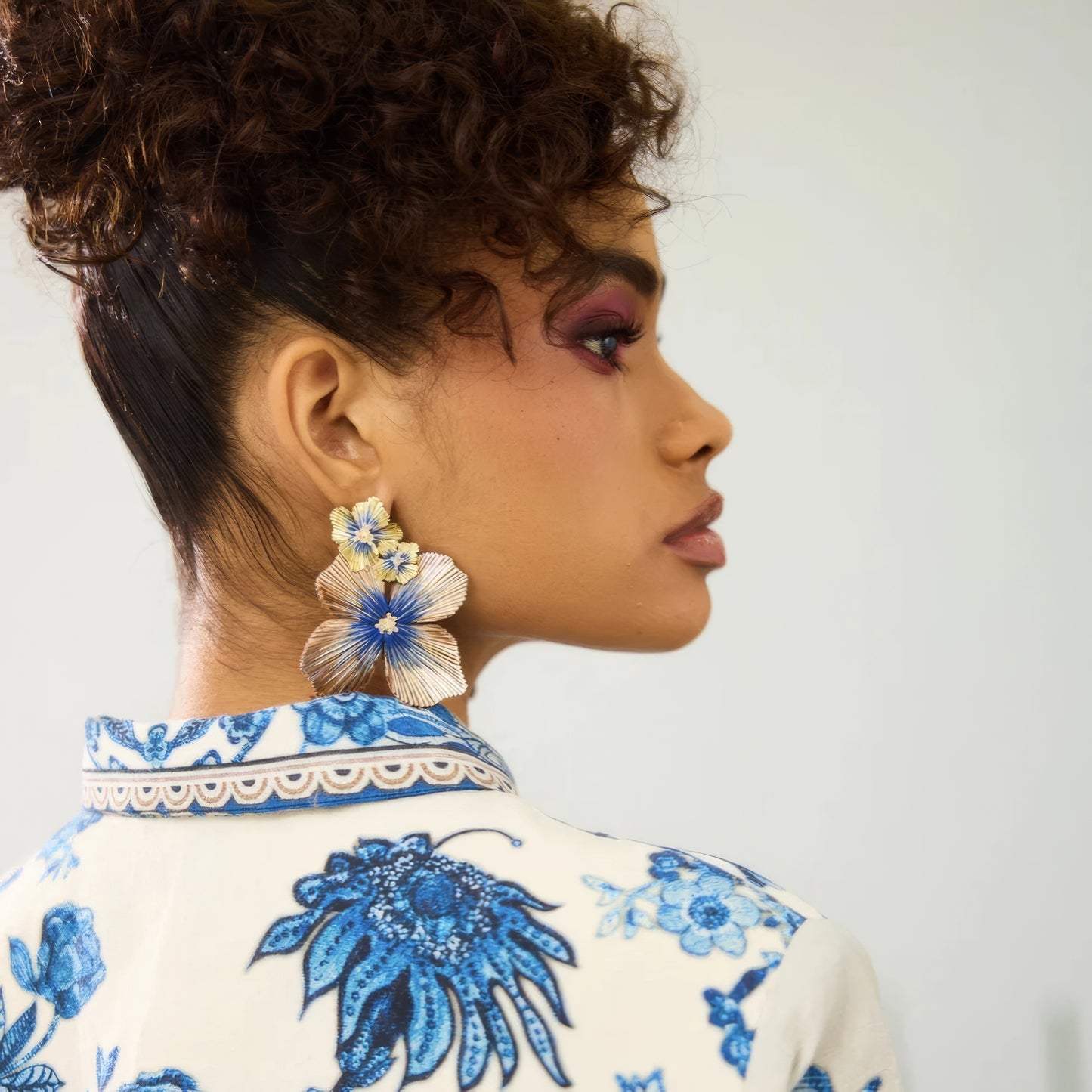 HYDRANGEA MAX TRIO EARRING