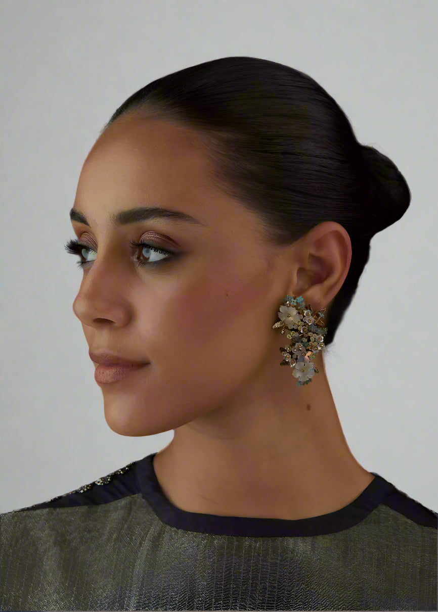 QUARTZ RIPPLE EARRINGS