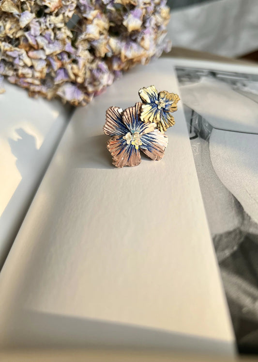 HYDRANGEA DUO RING