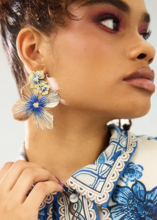 HYDRANGEA MAX TRIO EARRING