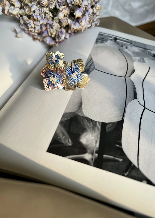 HYDRANGEA MIDI TRIO RING