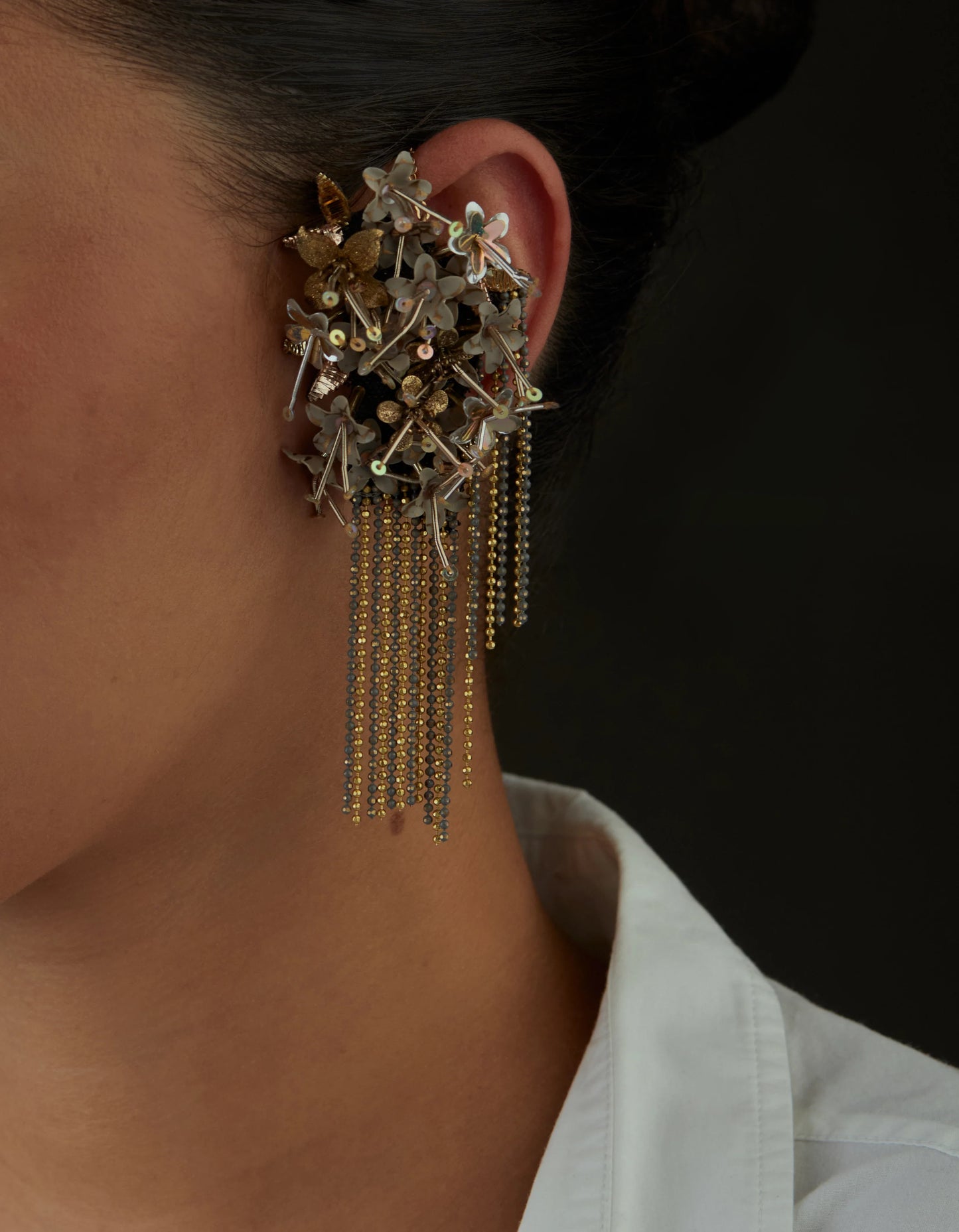 AUTUMN BUNCH SHIMMY EARCUFFS