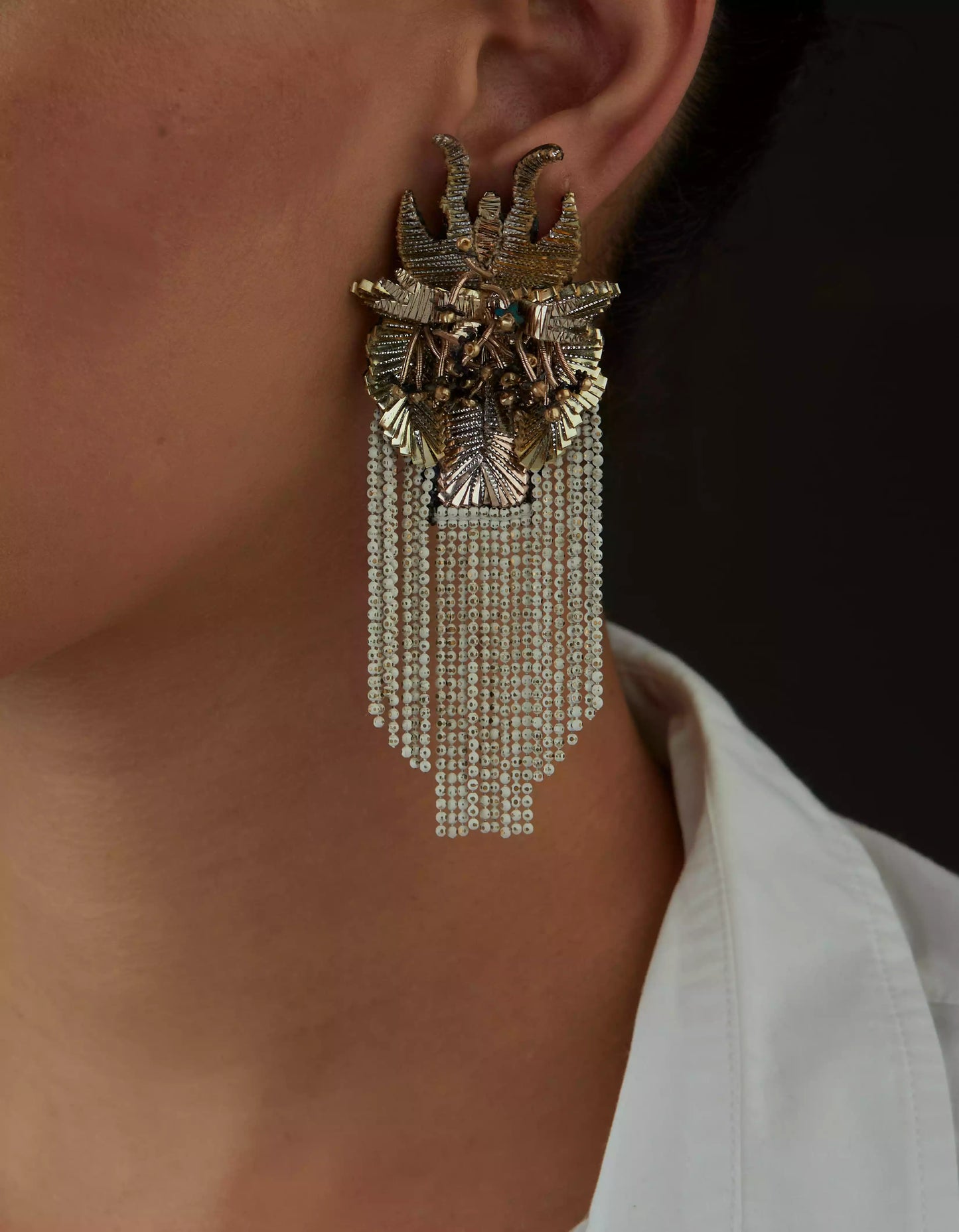 ORCHID SHIMMY EARRINGS
