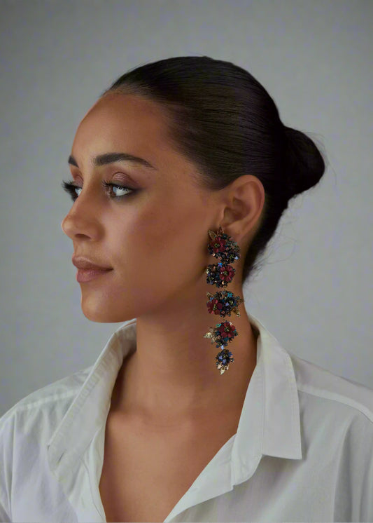 QUARTZ CASCADE EARRINGS