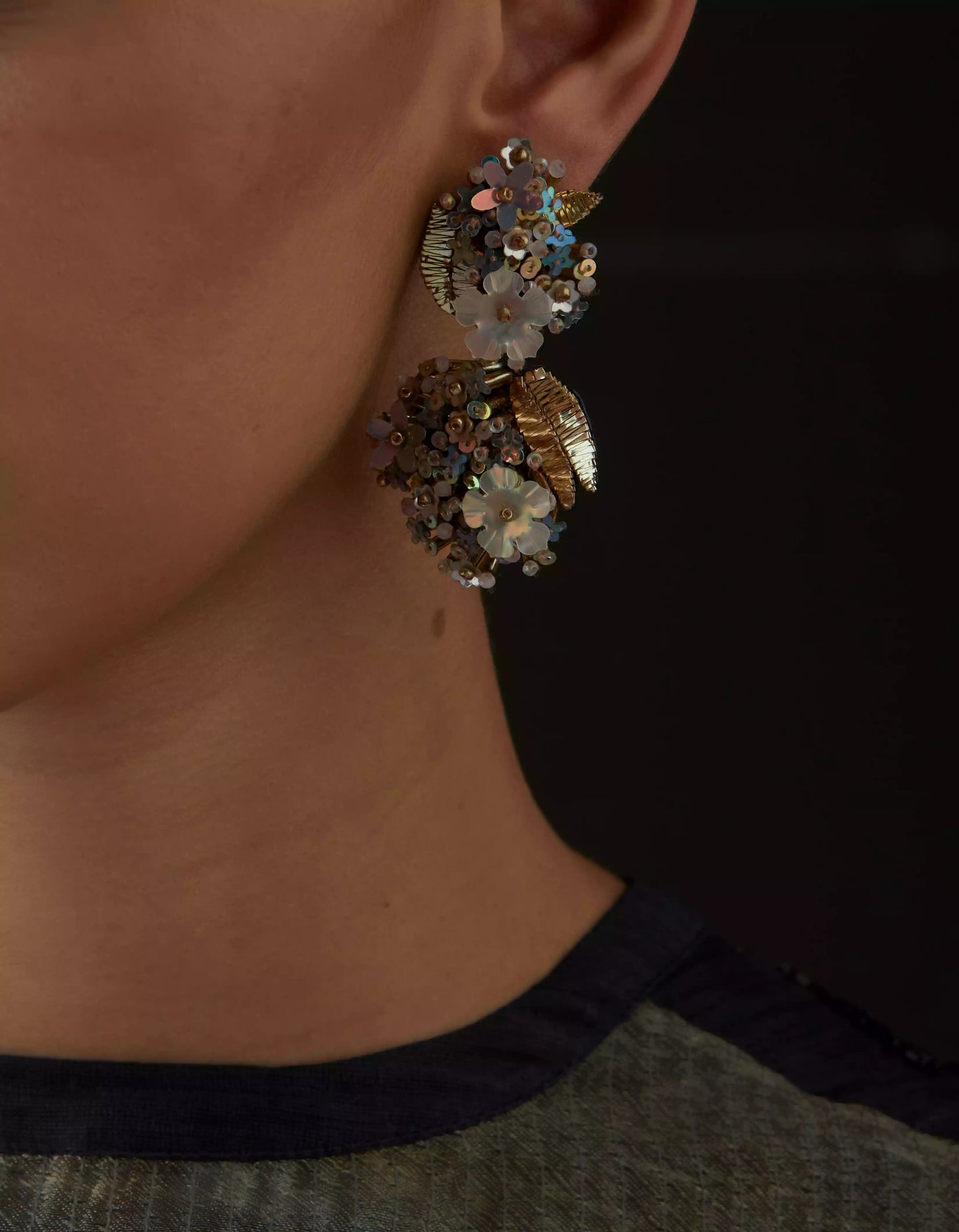 QUARTZ DUO EARRINGS