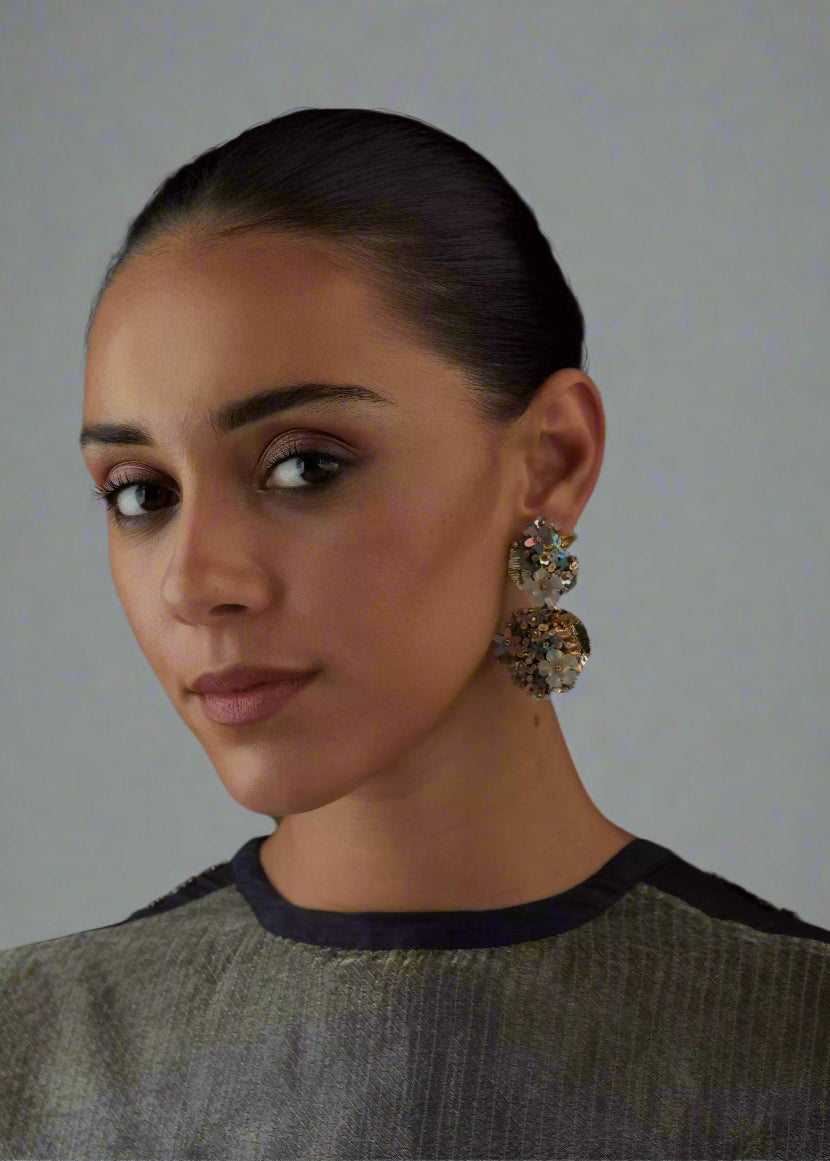 QUARTZ DUO EARRINGS