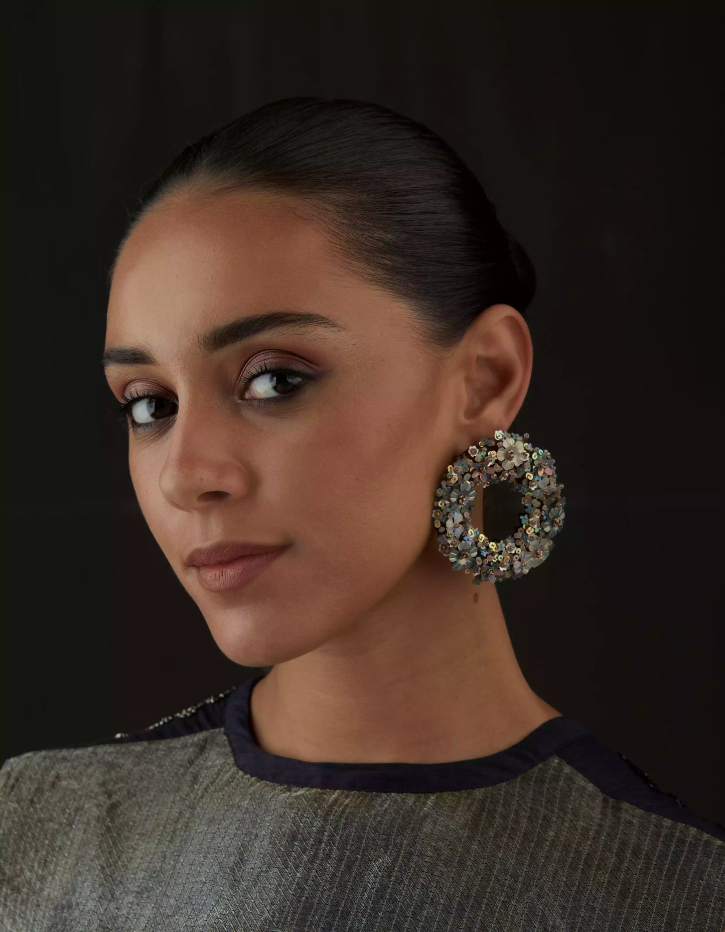 QUARTZ ORBS EARRINGS