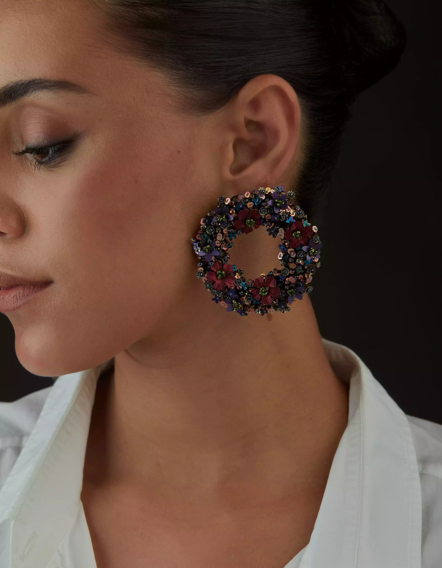 QUARTZ ORBS EARRINGS