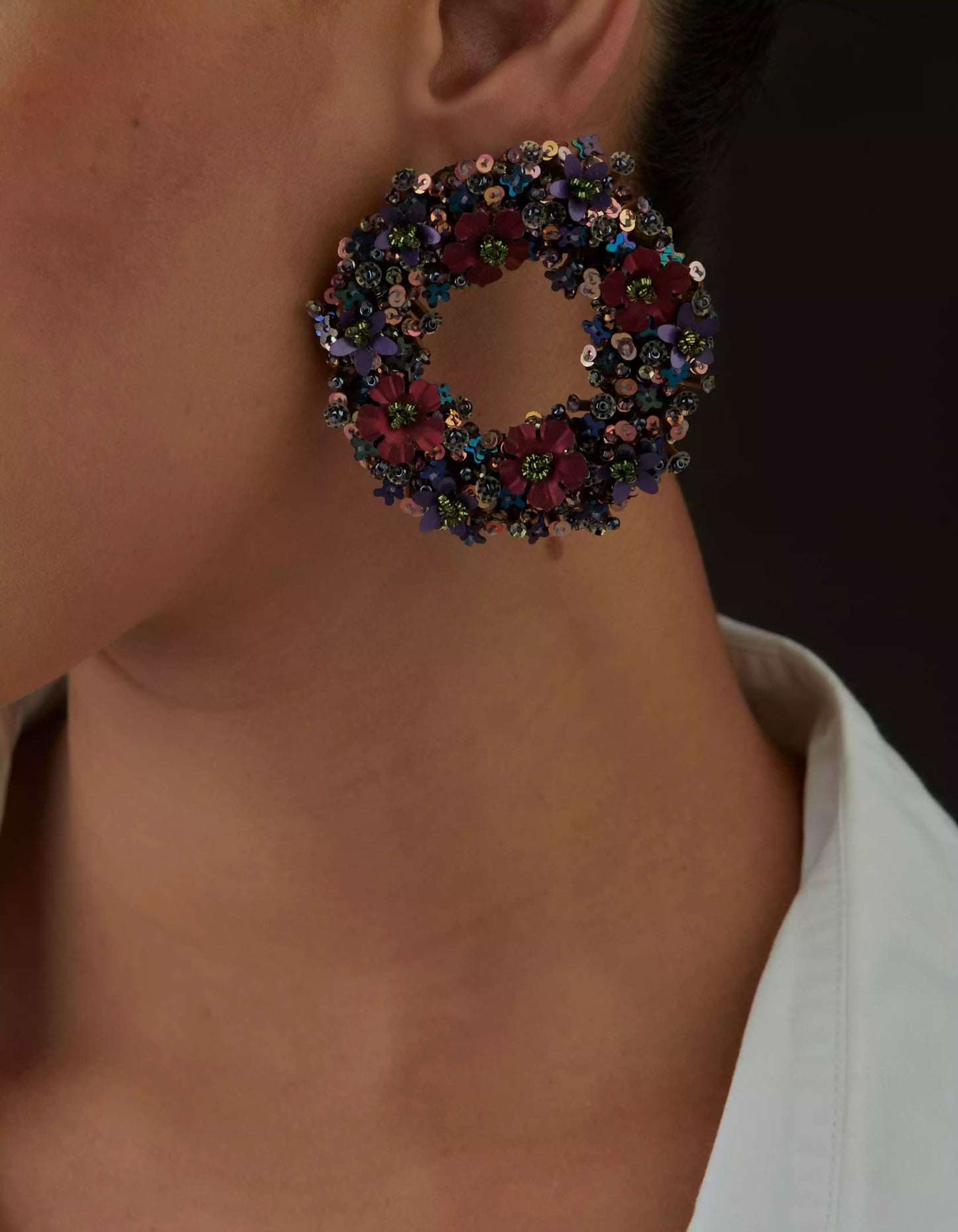 QUARTZ ORBS EARRINGS